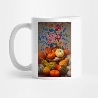 Autumn Garden Abundance Still life Mug